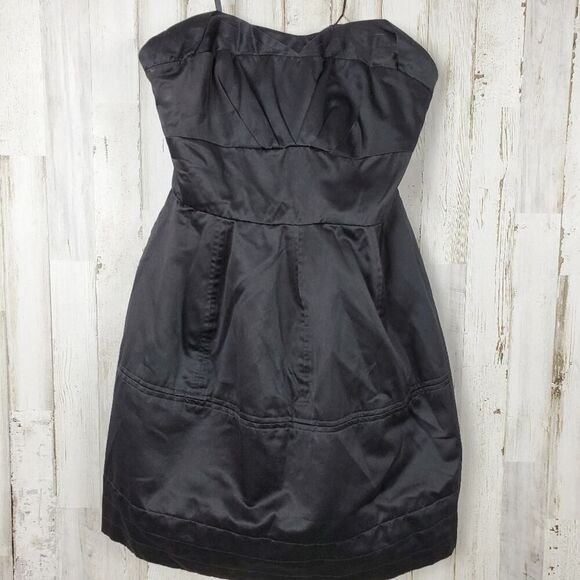 Zac Posen Strapless Dress Black Size 3 - Picture 2 of 12